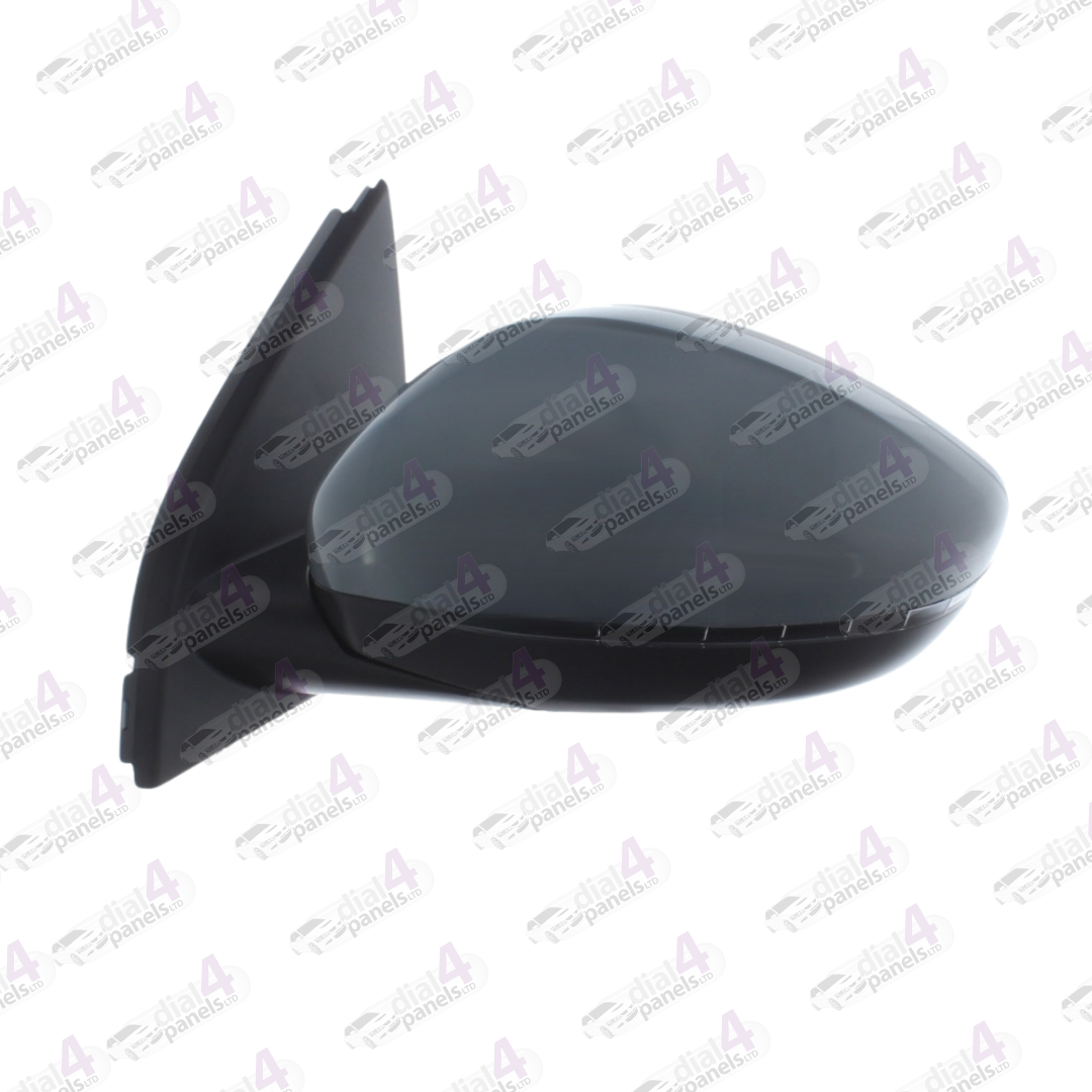 PEUGEOT 308 2014-2021 DOOR MIRROR ELECTRIC HEATED WITH INDICATOR GREY PRIMED LH