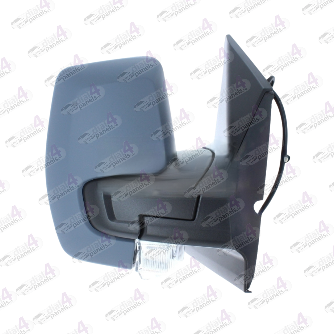 FORD TRANSIT CUSTOM 2012-2018 DOOR MIRROR DOOR MIRROR SHORT ARM MAN CLEAR INDICATOR BLACK RH