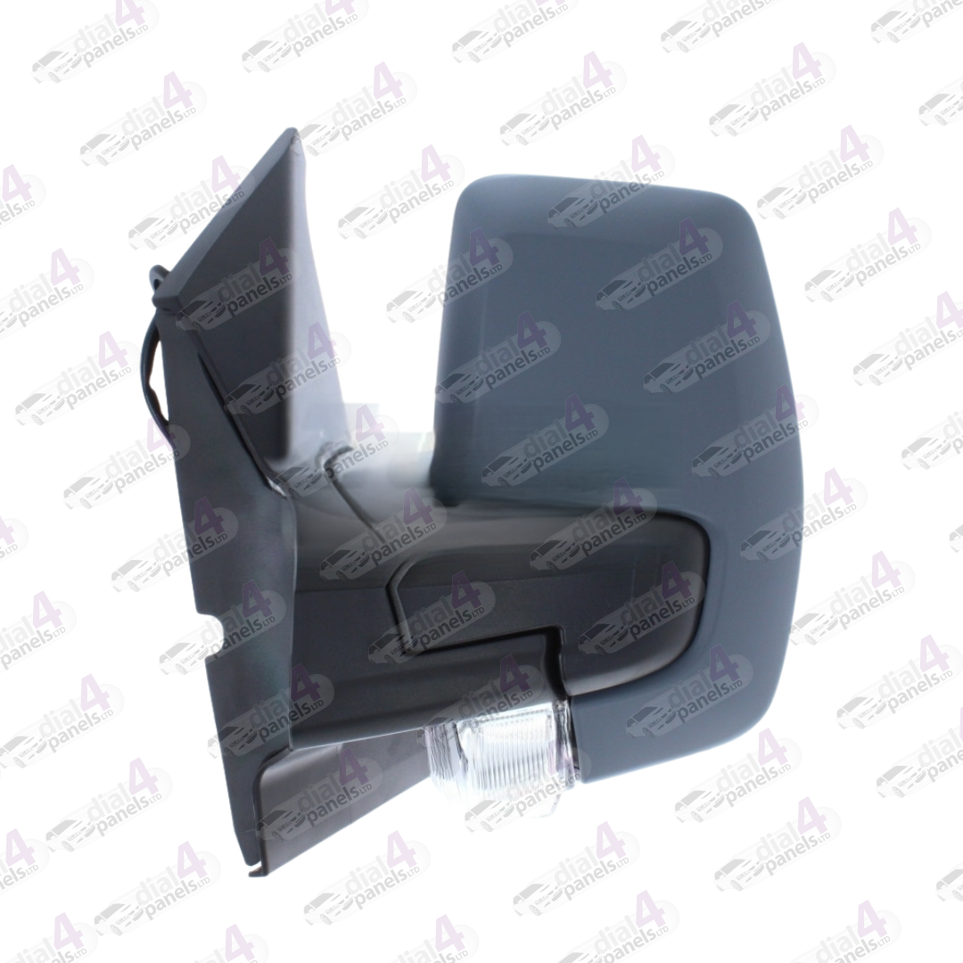 FORD TRANSIT CUSTOM 2012-2018 DOOR MIRROR DOOR MIRROR SHORT ARM MAN CLEAR INDICATOR BLACK LH