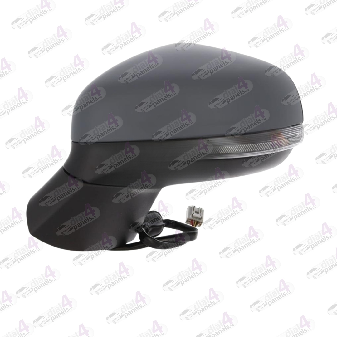 FORD PUMA 2019> DOOR MIRROR ELECTRIC HEATED POWER FOLD WITH INDICATOR PUDDLE LAMP (LED) PRIMED LH