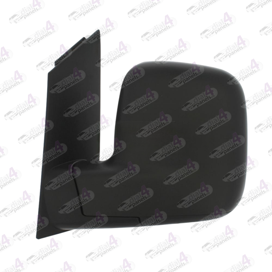 VOLKSWAGEN CADDY 2008-2011 DOOR MIRROR ELECTRIC HEATED BLACK (EXC.AERIAL) TALL LH