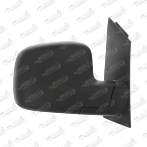 VOLKSWAGEN CADDY 2008-2011 DOOR MIRROR MANUAL BLACK (EXC.AERIAL) (WIDE) RH