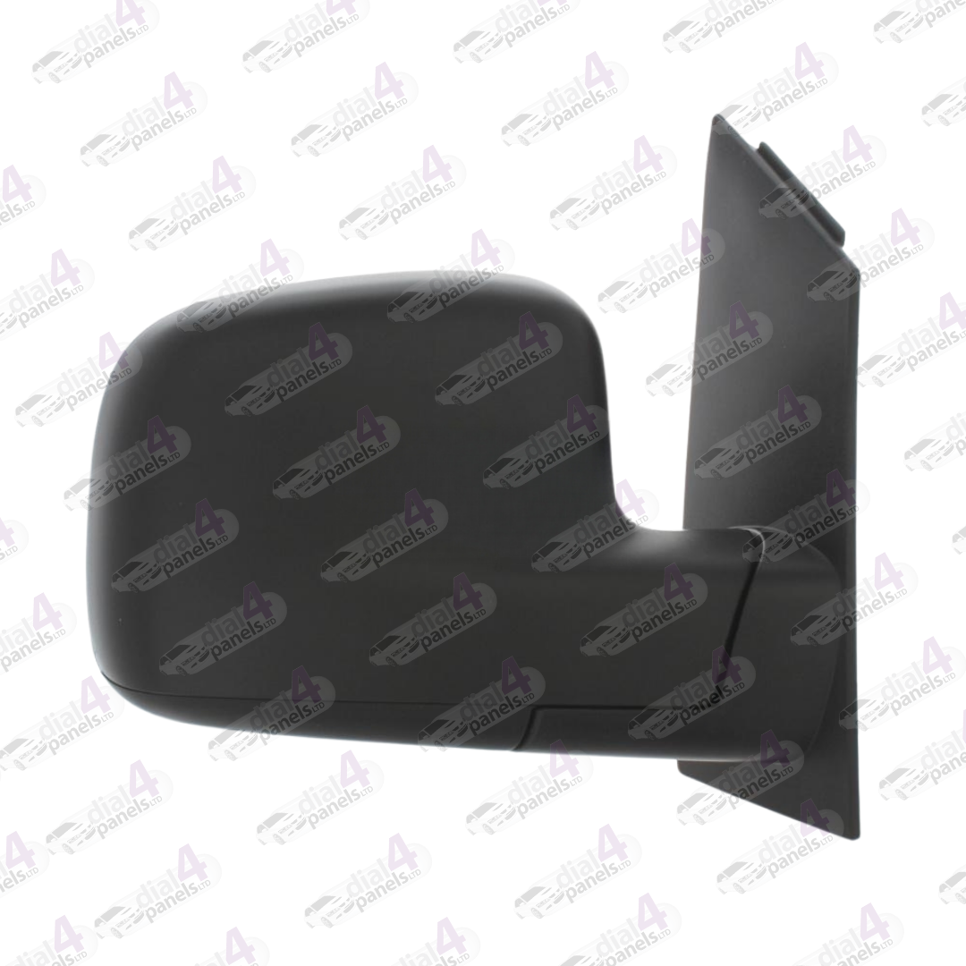 VOLKSWAGEN CADDY 2016-2020 DOOR MIRROR MANUAL BLACK (EXC.AERIAL) (WIDE) RH