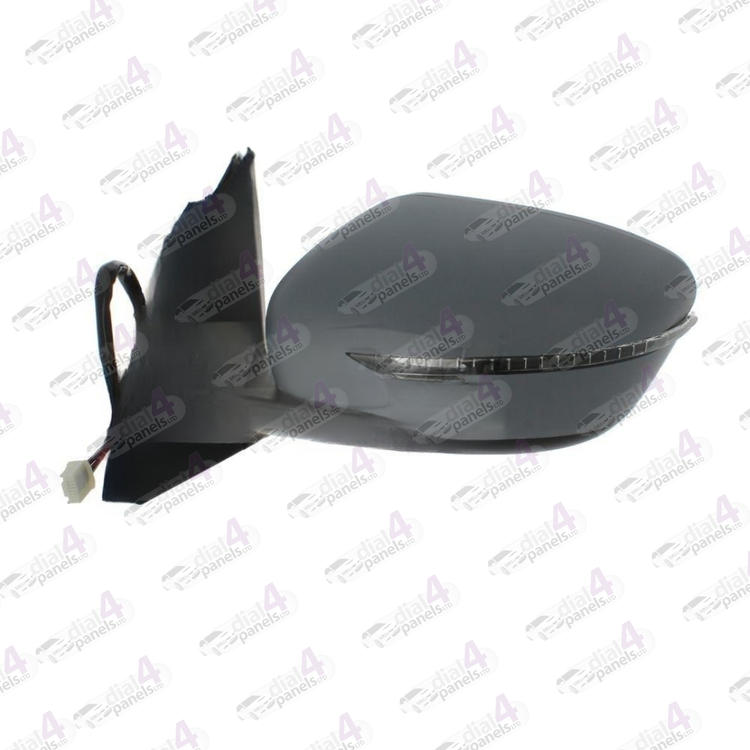 NISSAN QASHQAI 2013-2021 DOOR MIRROR ELECTRIC HEATED POWER FOLD WITH INDICATOR PRIMED LH